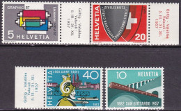 1957-Svizzera (MNH=**) S.4v."serie Di Propaganda"catalogo Unificato Euro 5,5 - Andere & Zonder Classificatie