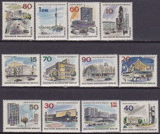 1965/66-Germania (MNH=**) S.12v."edifici Della Nuova Berlino"catalogo Unificato  - Neufs