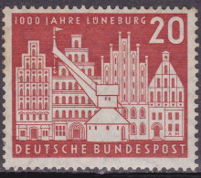 1956-Germania (MNH=**) S.1v."Millenario Città Di Luneburg"catalogo Unificato Eur - Sonstige & Ohne Zuordnung