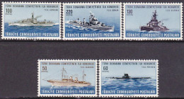 1965-Turchia (MNH=**) S.5v."I Congresso Della Società Navale Nazionale,navi "cat - Andere & Zonder Classificatie
