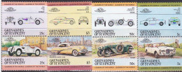 1984-Grenadine Di St.Vincent (MNH=**) S.8v."automobili,prima Serie" - St.-Vincent En De Grenadines