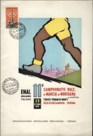 1959-BOSCOCHIESANUOVA 11 CAMPIONATO MARCIA In MONTAGNA Annullo Speciale (3.9) Su - Advertising