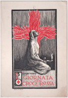 1930-circa-Giornata Della Croce Rossa XV Giugno Disegnatore Enzo Mataloni Locand - Tourism Brochures