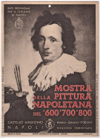 1937-Mostra Della Pittura Napoletana Del '600-'700 E '800 Rara Locandina Cartonc - Afiches