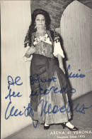 1975-Stagione Lirica Arena Di Verona Anita Neacluzfoto Con Suo Autografo Origina - Musique