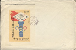 1964-Romania GIOCHI OLIMPICI DI TOKIO Foglietto Su Fdc - FDC