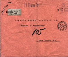 1940-Posta Militare/n.43C 2(9.9) Su Raccomandata Di Servizio Piega Centrale - Marcophilia