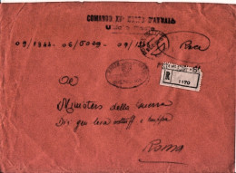 1940-Posta Militare /n.15 C.2 (10.10) Su Raccomandata Di Servizio - Marcophilie
