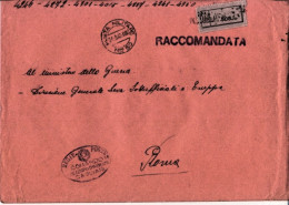 1940-Posta Militare/n.50 C.2 (24.9) Su Raccomandata Di Servizio - Marcophilia