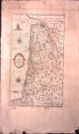 1640circa-Carte Du Bourdelois Du Pais De Medoc Et De La Prevoste' De Born Colori - Carte Geographique