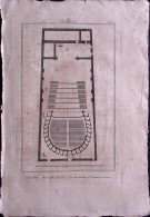 1760ca.-Theatres Salles De Spectacles Plan Du Theatre De Tordenone A Rome Incisi - Estampes & Gravures