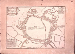Comme Estoit Mons Quand Le Roy En Personne S'en Rendit Maistre Apres Quinze Jour - Geographical Maps