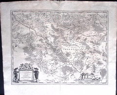 1640circa-Les Environs De L'estang De Longpendu Comprenant Une Grande Partie Du  - Cartes Géographiques