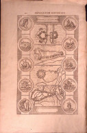 1724-Plan De Hunningue,de Charlemont,de Casai,de Strasbourg Medaglie Di Luigi XI - Estampas & Grabados