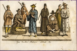 1825-Cina China "Cina Gran Cancelliere Mandarini Letterati" Size With Margins .  - Stiche & Gravuren