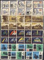 1960circa-lotto Di 40 Etichette Diverse Da Scatole Di Fiammiferi - Other & Unclassified