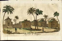 1825-Cina China "Cina Conventi Di Falapoini" Size With Margins . 20x13,5 Cm. Han - Estampas & Grabados