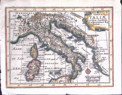 1651-Tabula Italiae Corsicae Sardiniae Et Adiacentium Regnorum, Mercator Dim.20x - Cartes Géographiques