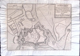 Belgio Oudenarde-1705 De Fer Nicolas Incisione Su Rame Dim.35x24 Cm. Forellino D - Prints & Engravings