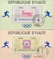 1968-Haiti (O=used) Due Foglietti "Vincitori Maratona Olimpica" - Haiti