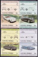1985-Nanumea Tuvalu (MNH=**) S.8v."Automobili" - Tuvalu (fr. Elliceinseln)