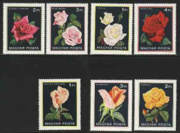 1982-Ungheria (MNH=**) S.7v."Fiori Rose"catalogo Yvert Euro 6 - Other & Unclassified