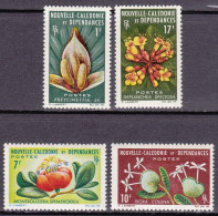 1964/5-Nuova Caledonia (MNH=**) Quattro Alti Valori "Fiori" - Neufs