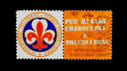 1930-Italia Mosttra Internazionale Filatelia Scout In Genova Erinnofilo Non Gomm - Vignetten (Erinnophilie)