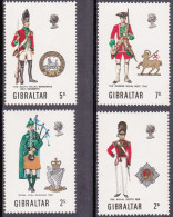 1970-Gibilterra (MNH=**) S.4v."uniformi" - Gibraltar