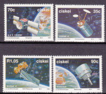 1992-Ciskei (MNH=**) S.4v."International Space Year.Satellites Over Southern Afr - Ciskei