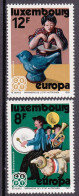 1981-Lussemburgo (MNH=**) S.2v."Europa Cept,folclore"cat.Unificato Euro 2.5 - Other & Unclassified