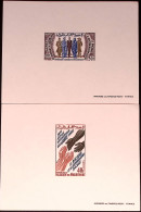 1971-Mauritania (MNH=**) Due Prove Di Lusso S.2v."anno Dell'uguaglianza Razziale - Mauretanien (1960-...)