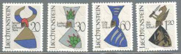1966-Liechtenstein (MNH=**) S.4v."Stemmi Nobiliari" - Ongebruikt