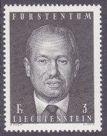 1970-Liechtenstein (MNH=**) 1v."Princ.Francesco Giuseppe II°" - Ongebruikt