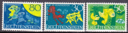 1968-Liechtenstein (MNH=**) S.3v."Leggende Locali 2 Serie" - Unused Stamps