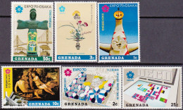 1970-Grenada (MNH=**) S.6v."Expo D' Osaka" - Granada (...-1974)