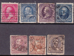 1894-U.S.A. (O=used) Otto Valori Con Annulli "personaggi Famosi" - Used Stamps