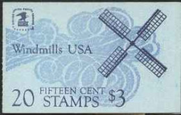 1980-U.S.A. (MNH=**) Libretto A Copertina "mulini A Vento" - Unused Stamps