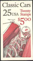 1988-U.S.A. (MNH=**) Libretto A Copertina "antiche Automobili" - Unused Stamps