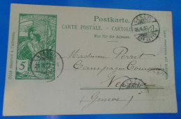 ENTIER POSTAL SUR CARTE  -  JUBILE DE L'UNION POSTALE UNIVERSELLE - Stamped Stationery