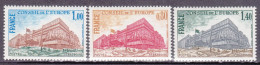 1977-Francia (MNH=**) Servizio S.3v."palazzo Del Consiglio Di Strasburgo"catalog - Ongebruikt