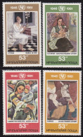 1981-Bulgaria (MNH=**) S.4v."anniversario UNICEF,quadri"catalogo Yvert Euro 4 - Sonstige & Ohne Zuordnung