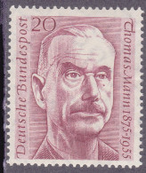 1956-Germania (MNH=**) S.1v."Thomas Mann,scrittore"catalogo Unificato Euro 4 - Altri & Non Classificati