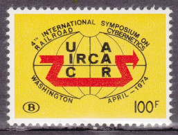 1974-Belgio (MNH=**) Pacchi Postali S.1v."Washington Congresso Internazionale Fe - Autres & Non Classés