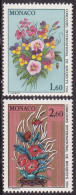 1983-Monaco (MNH=**) S.2v."fiori,concorso Di Composizione Floreale"catalogo Unif - Altri & Non Classificati