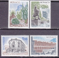 1980-Monaco (MNH=**) S.4v."vedute E Monumenti"catalogo Unificato Euro 7 - Sonstige & Ohne Zuordnung