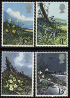 1979-Gran Bretagna (MNH=**) S.4v."fiori Selvatici" - Ongebruikt