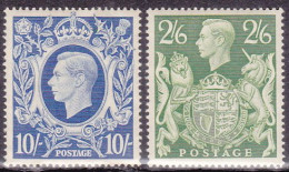 1942-Gran Bretagna (MNH=**) S.2v."effigie Di Giorgio VI"catalogo Unificato Euro  - Neufs