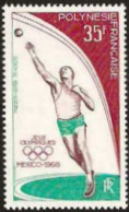 1968-Polinesia (MNH=**) Serie 1v. "Olimpiadi Messico 1968" - Sonstige