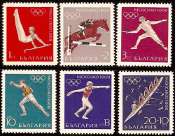 1968-Bulgaria (MNH=**) S.6v. "Olimpiadi Messico 1968" - Otros & Sin Clasificación